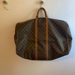 Louis Vuitton Vintage The French Company 55 Monogram Keepall